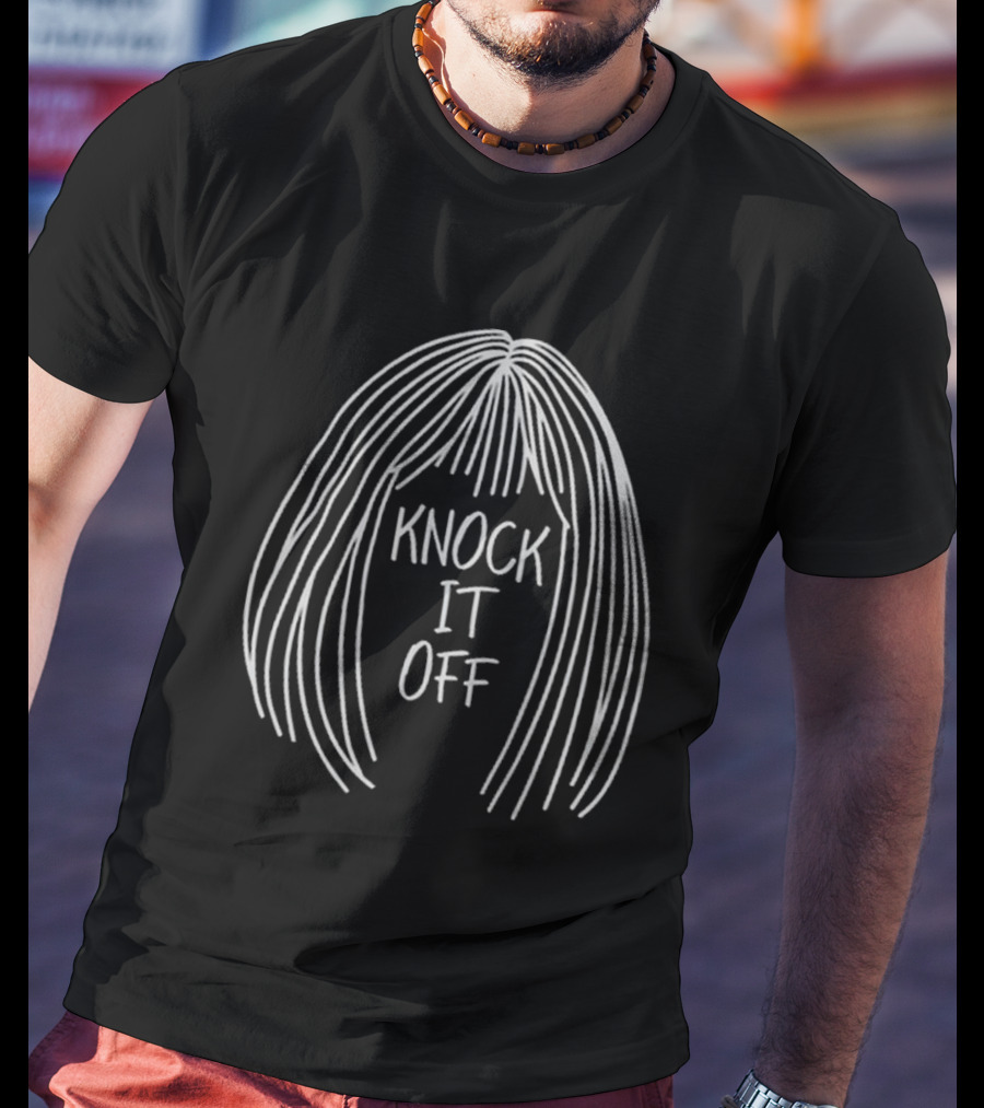 Zachariah Porter Knock It Off Hair Outline T-Shirt