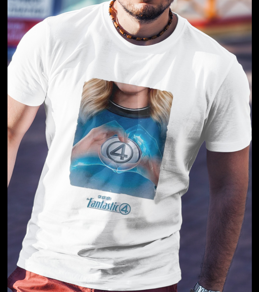 Invisible Woman Marvel Studios Fantastic 4 Emblem T-Shirt