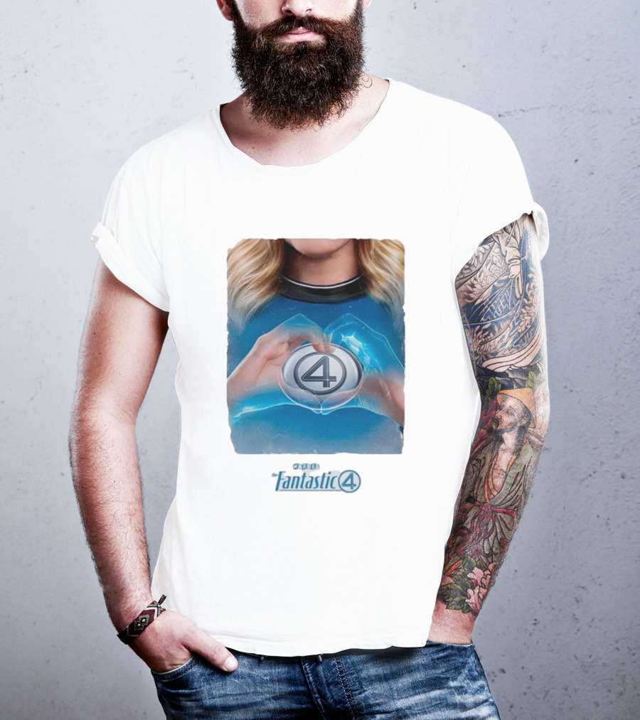 Invisible Woman Marvel Studios Fantastic 4 Emblem T-Shirt