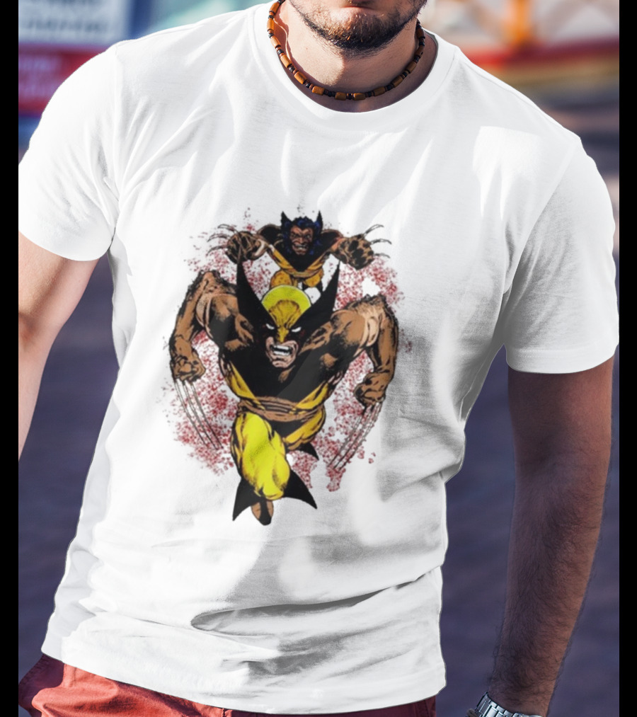 2025 Wolverine And Sabretooth Marvel Ashtro Logan T-Shirt