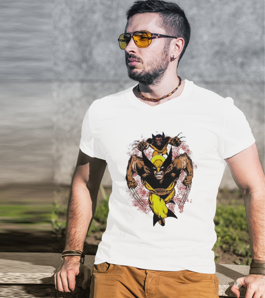 2025 Wolverine And Sabretooth Marvel Ashtro Logan T-Shirt