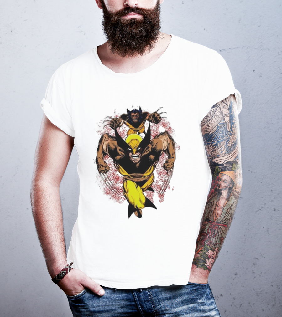 2025 Wolverine And Sabretooth Marvel Ashtro Logan T-Shirt