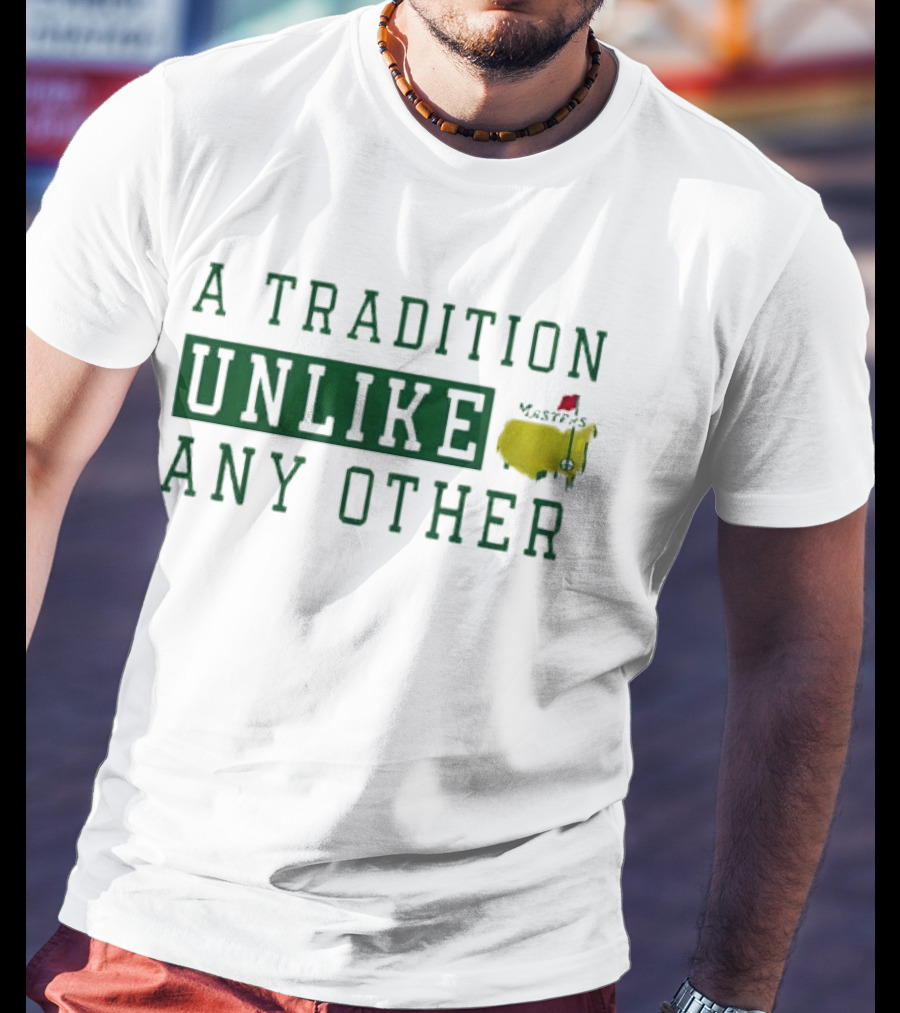 A Tradition Unlike Any Other Masters Golf Tournament Map Symbol T-Shirt