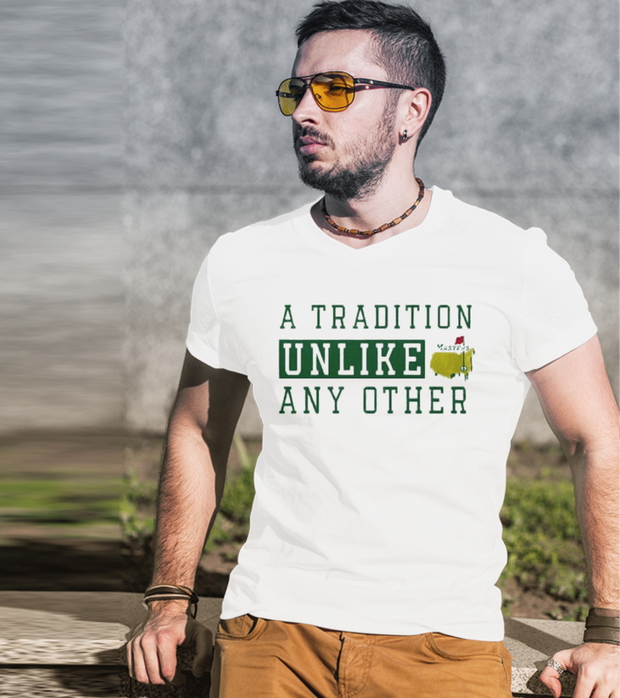A Tradition Unlike Any Other Masters Golf Tournament Map Symbol T-Shirt