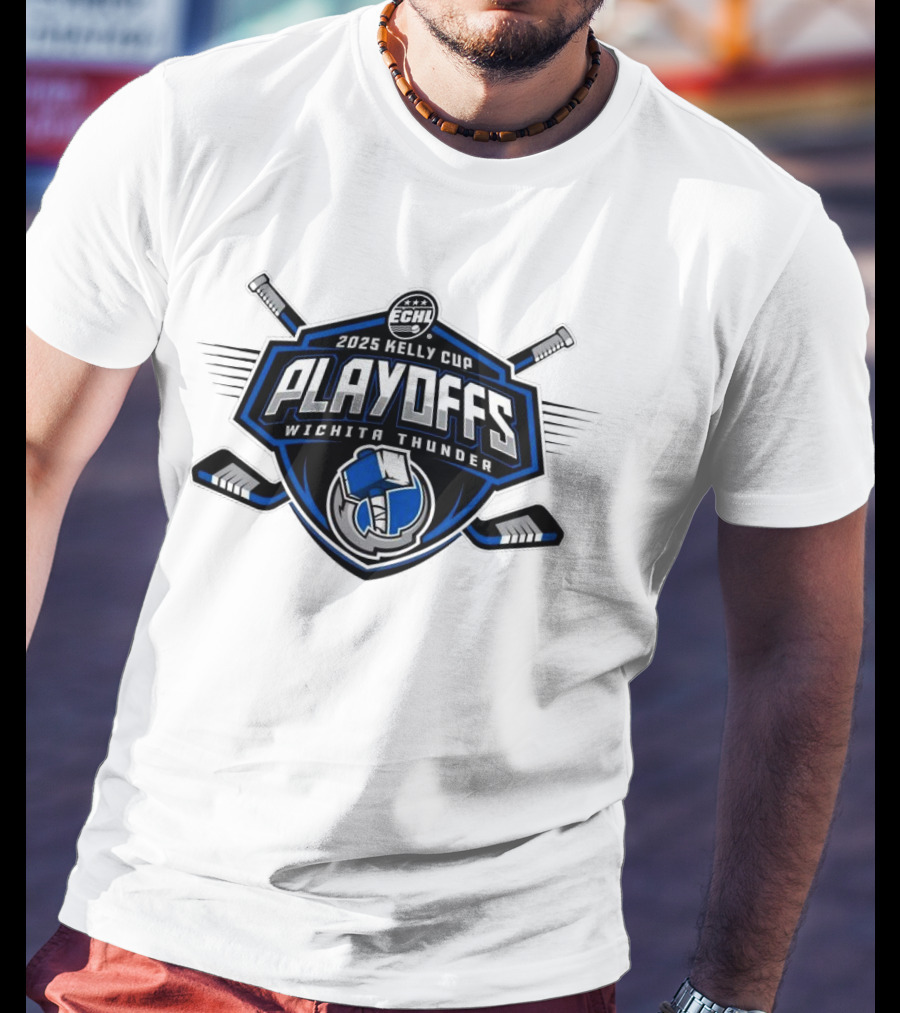 ECHL 2025 Kelly Cup Playoff Wichita Thunder T-Shirt