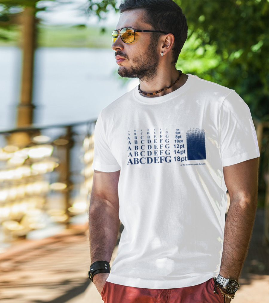 Abcdefg 6pt 8pt 10pt 12pt 14pt 18pt At The Moment PxFx Chameleon T-Shirt