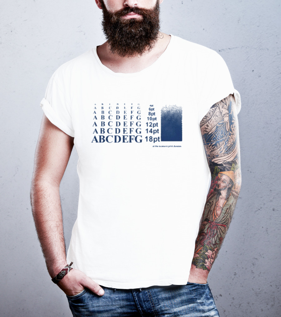 Abcdefg 6pt 8pt 10pt 12pt 14pt 18pt At The Moment PxFx Chameleon T-Shirt