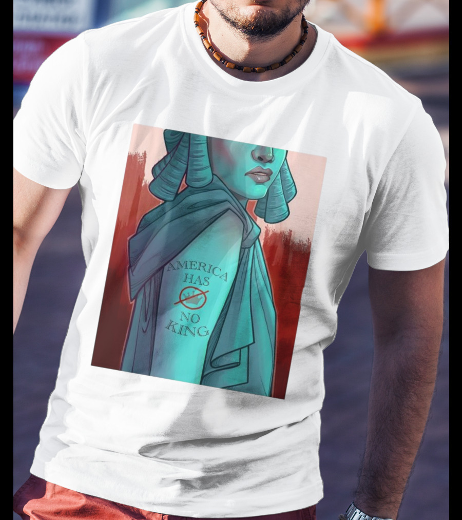 America Has No King Lady Liberty 2025 T-Shirt