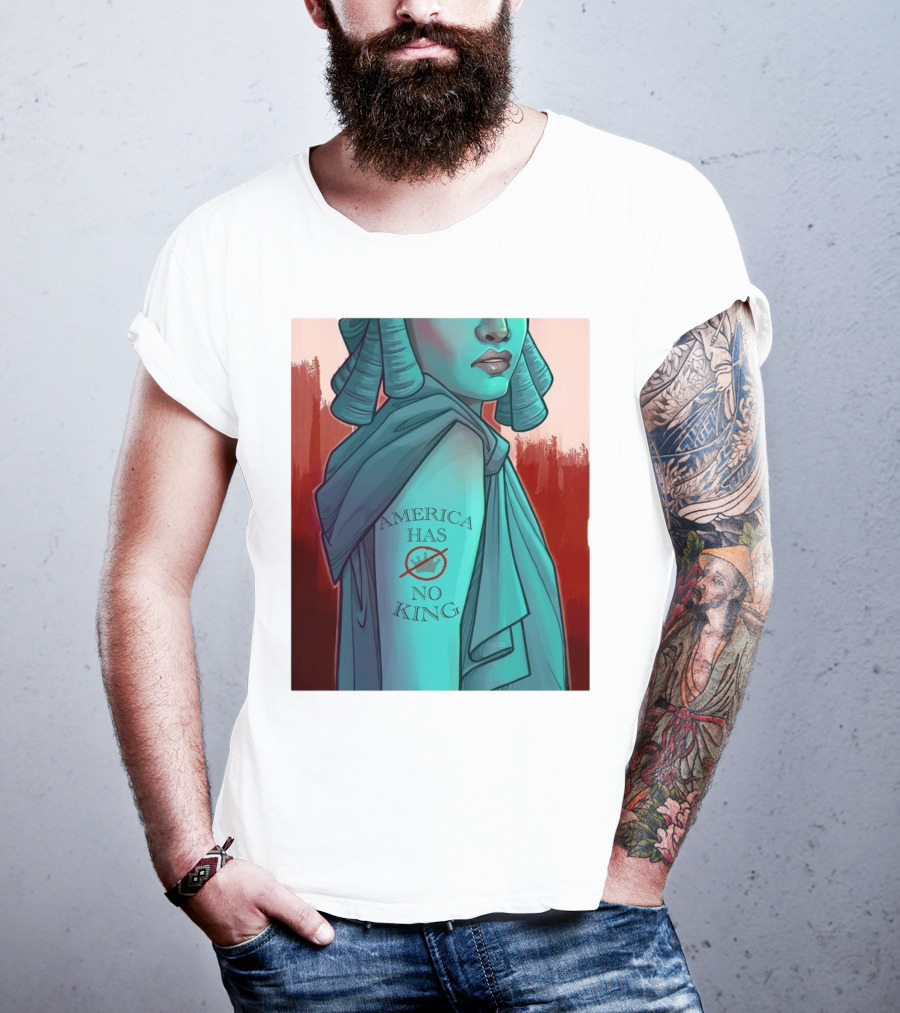 America Has No King Lady Liberty 2025 T-Shirt