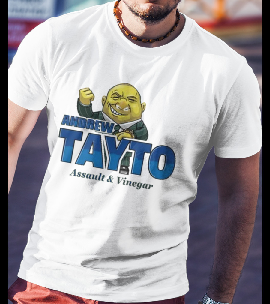 Andrew Tayto Assault & Vinegar Waterford Whispers Charity T-Shirt