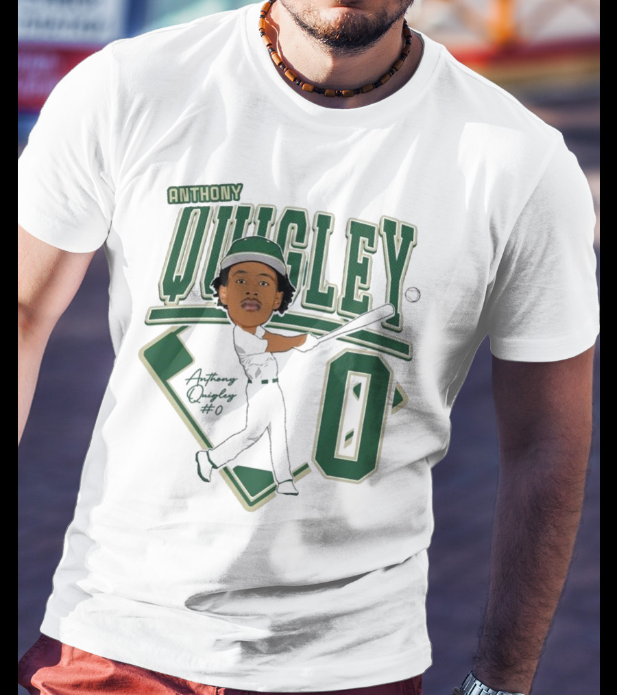 Anthony Quigley Baseball 2025 Player Illustration T-Shirt