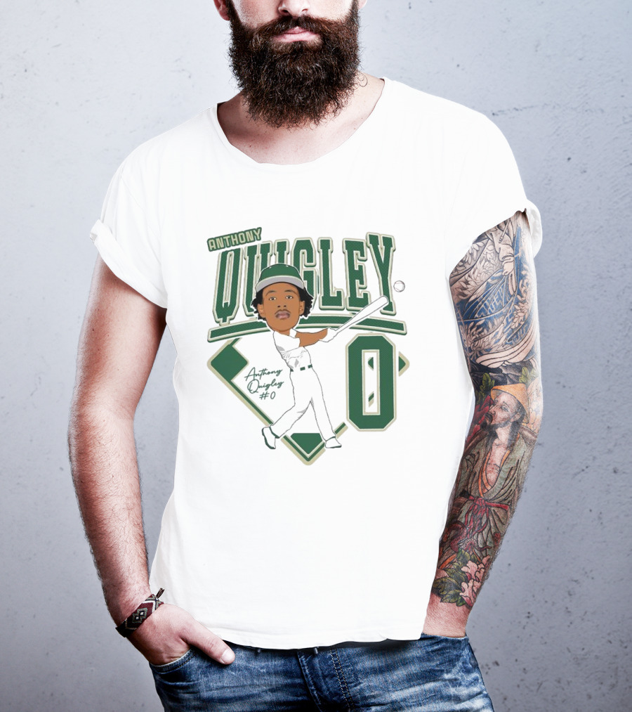 Anthony Quigley Baseball 2025 Player Illustration T-Shirt