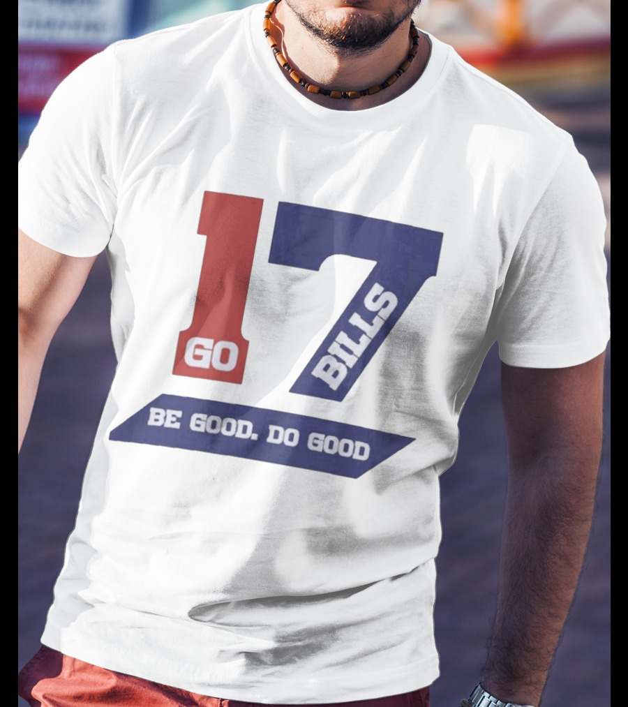Awesome Josh Allen MVP Go Bills 17 Be Good Do Good God Bless T-Shirt