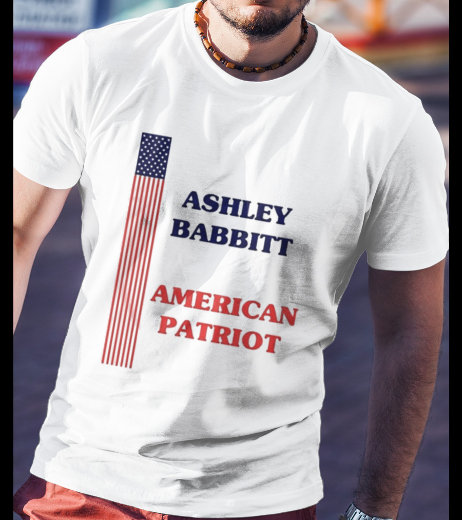 Ashley Babbitt American Patriot Flag Stripe Stars T-Shirt