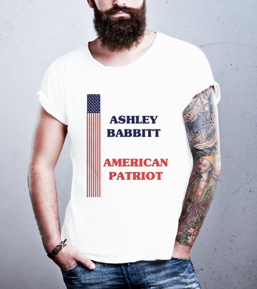 Ashley Babbitt American Patriot Flag Stripe Stars T-Shirt