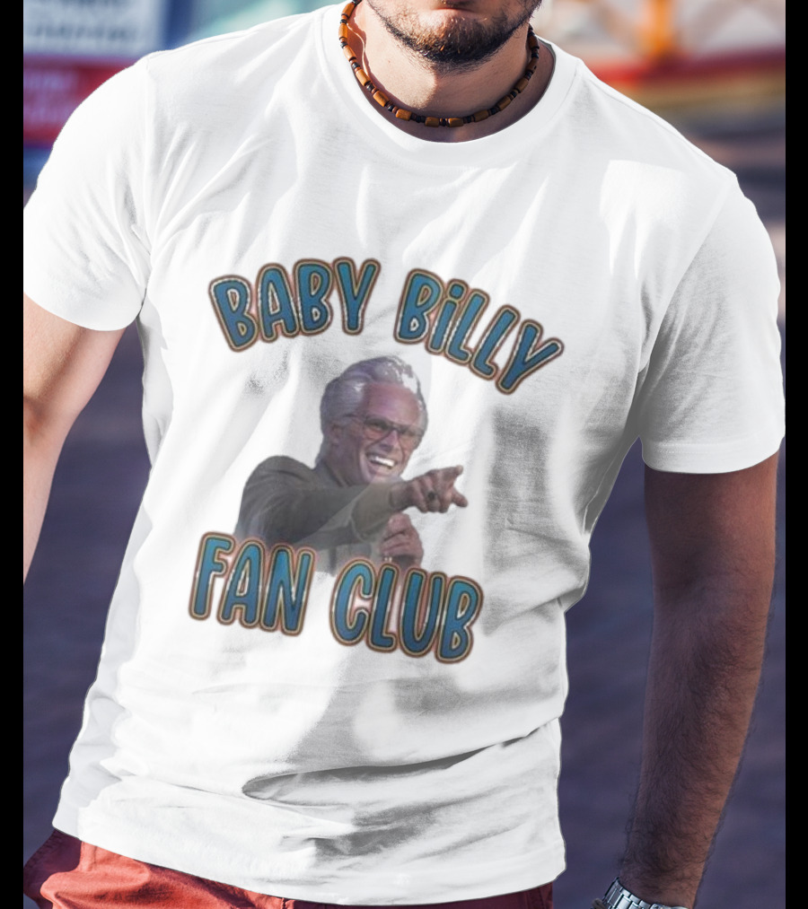 Baby Billy Fan Club Custom Printed Vintage Style T-Shirt