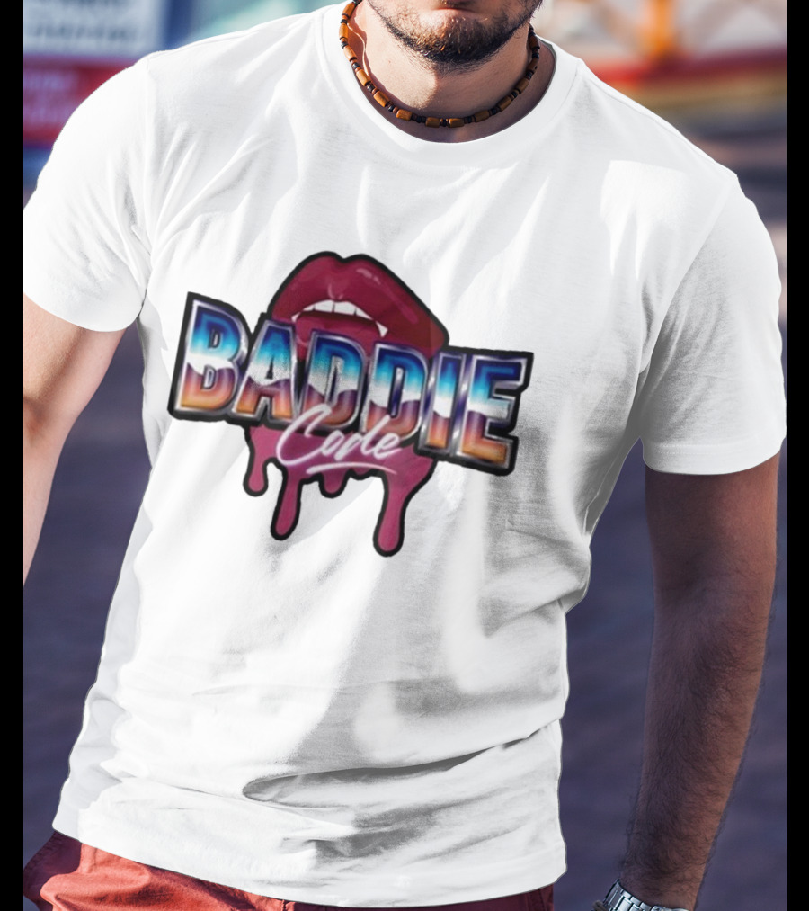 Baddie Code Dripping Lips Urban Style T-Shirt