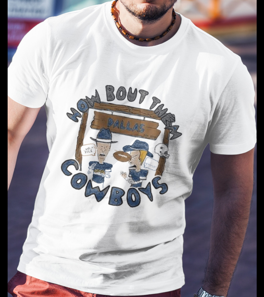 Beavis And Butt-Head Dallas Cowboys How Bout Them Cowboys T-Shirt