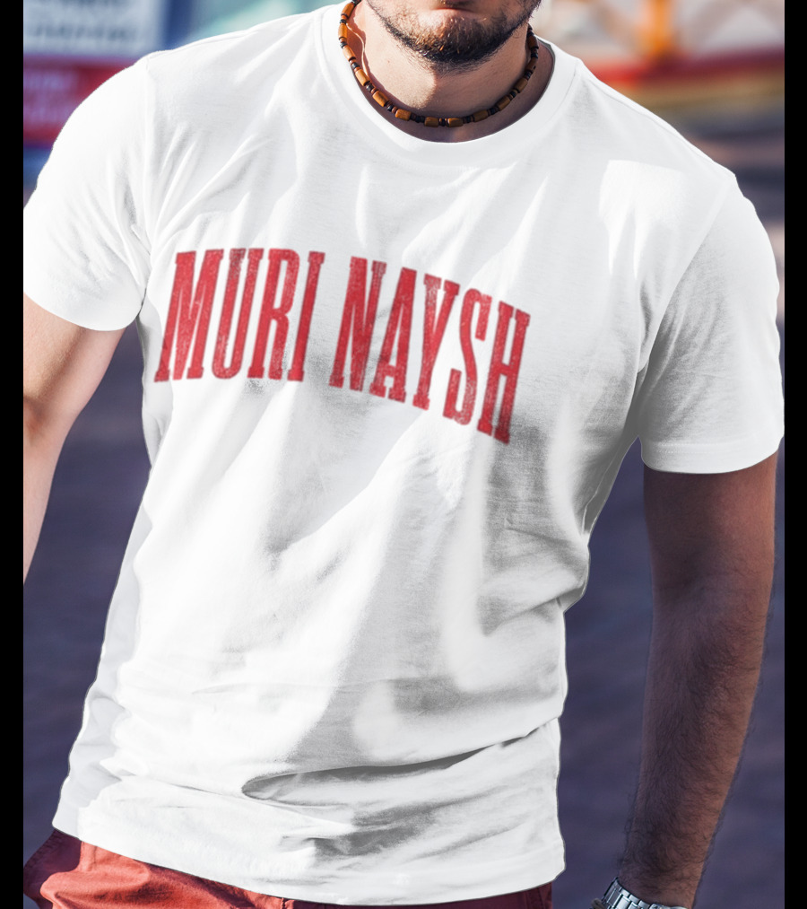 Billmuri Muri Naysh Red Text T-Shirt