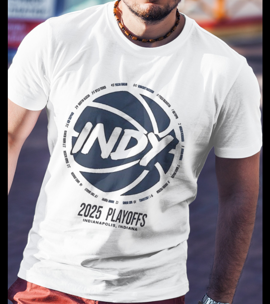 Pacers Indy 2025 Playoffs Hype Caitlin Clark T-Shirt
