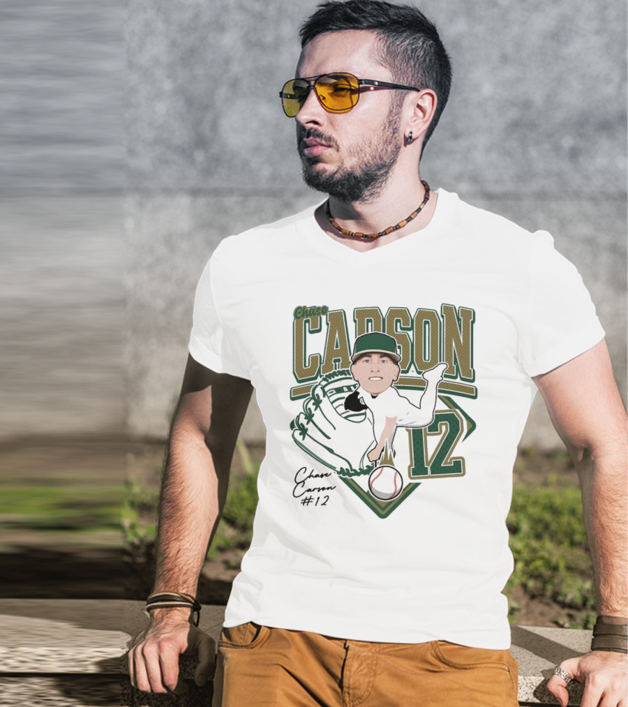 Chase Carson Baseball 2025 Pitcher 12 T-Shirt