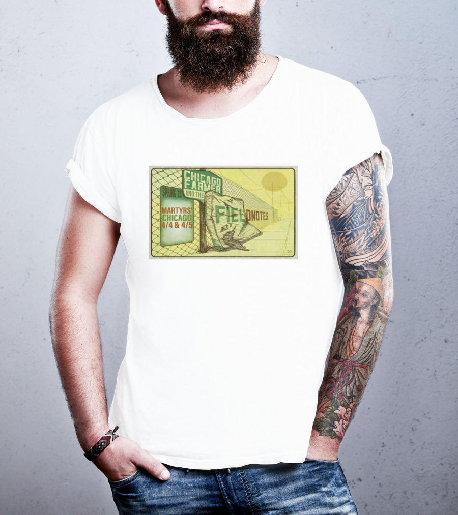 Chicago Farmer And The Field Notes Martyrs Chicago Spring 25 4/4 & 4/5 T-Shirt