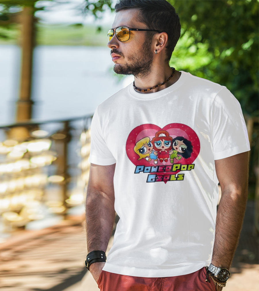 Chappell Roan Power Pop Girls Heart Cartoon Trio T-Shirt