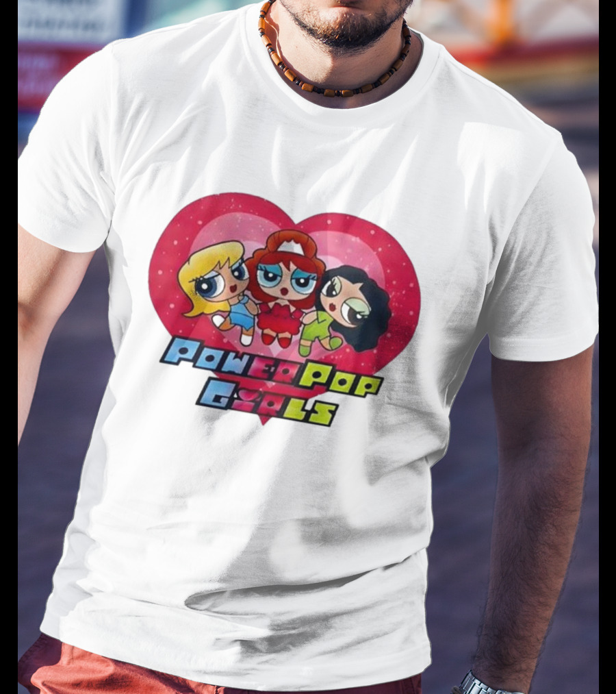 Chappell Roan Power Pop Girls Heart Cartoon Trio T-Shirt