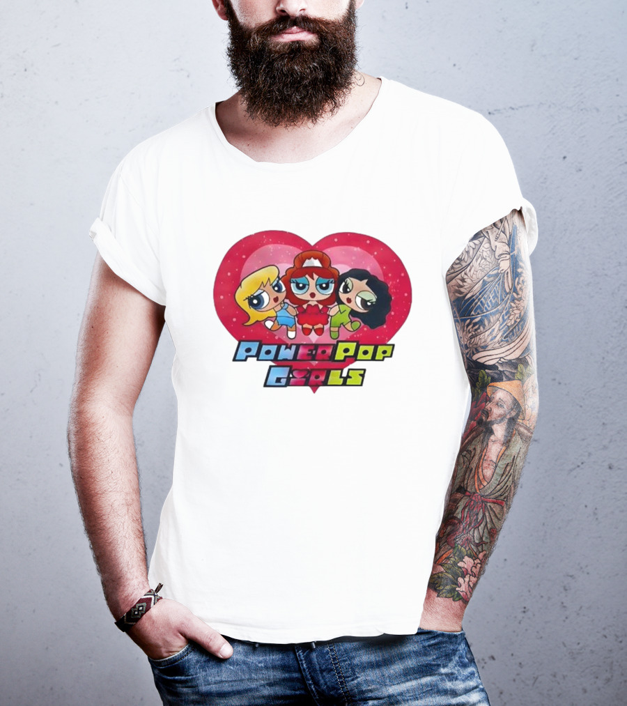 Chappell Roan Power Pop Girls Heart Cartoon Trio T-Shirt