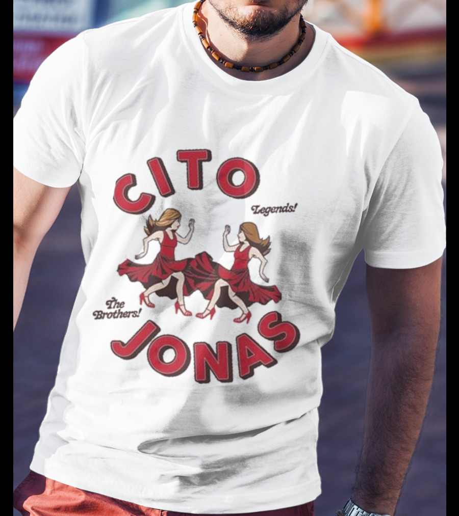 Cito Jonas Legends The Brothers Dancing Twins T-Shirt