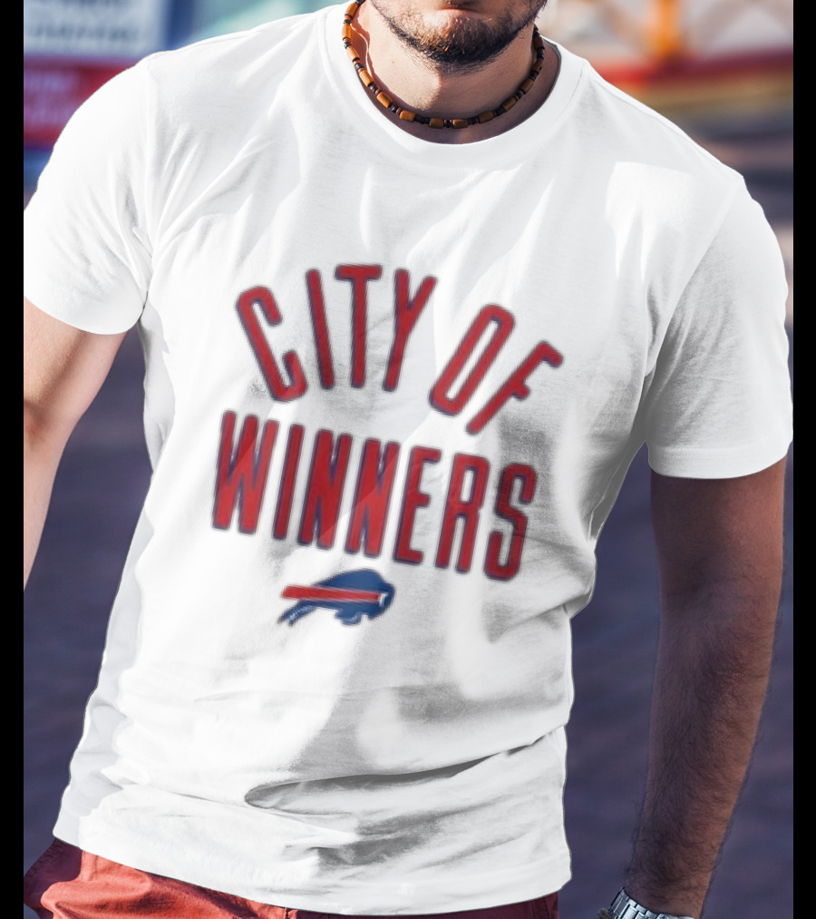 City Of Winners Buffalo Bills Football Team Merchandise T-Shirt