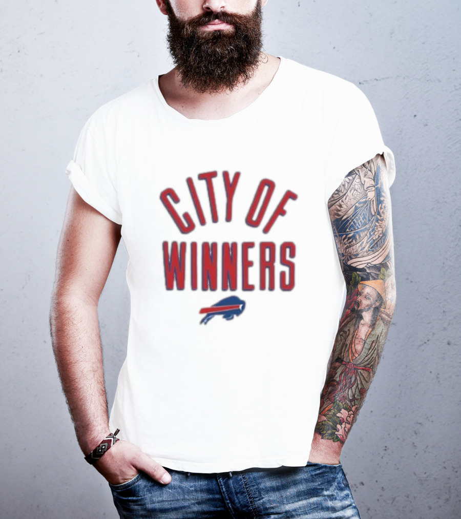 City Of Winners Buffalo Bills Football Team Merchandise T-Shirt