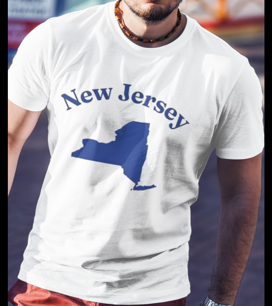 New Jersey Clickhole Map Of New York T-Shirt