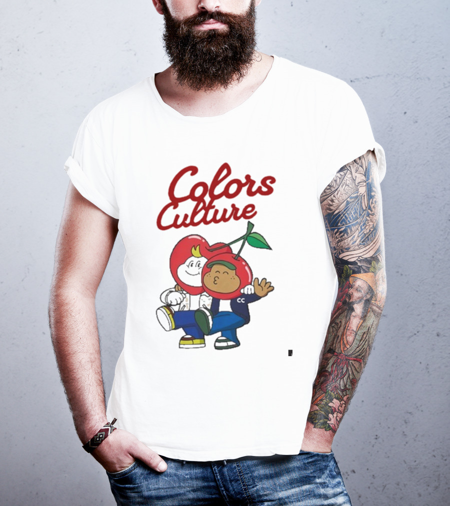 Colors Culture Chubby And Friends Cherry Head Graphic T-Shirt