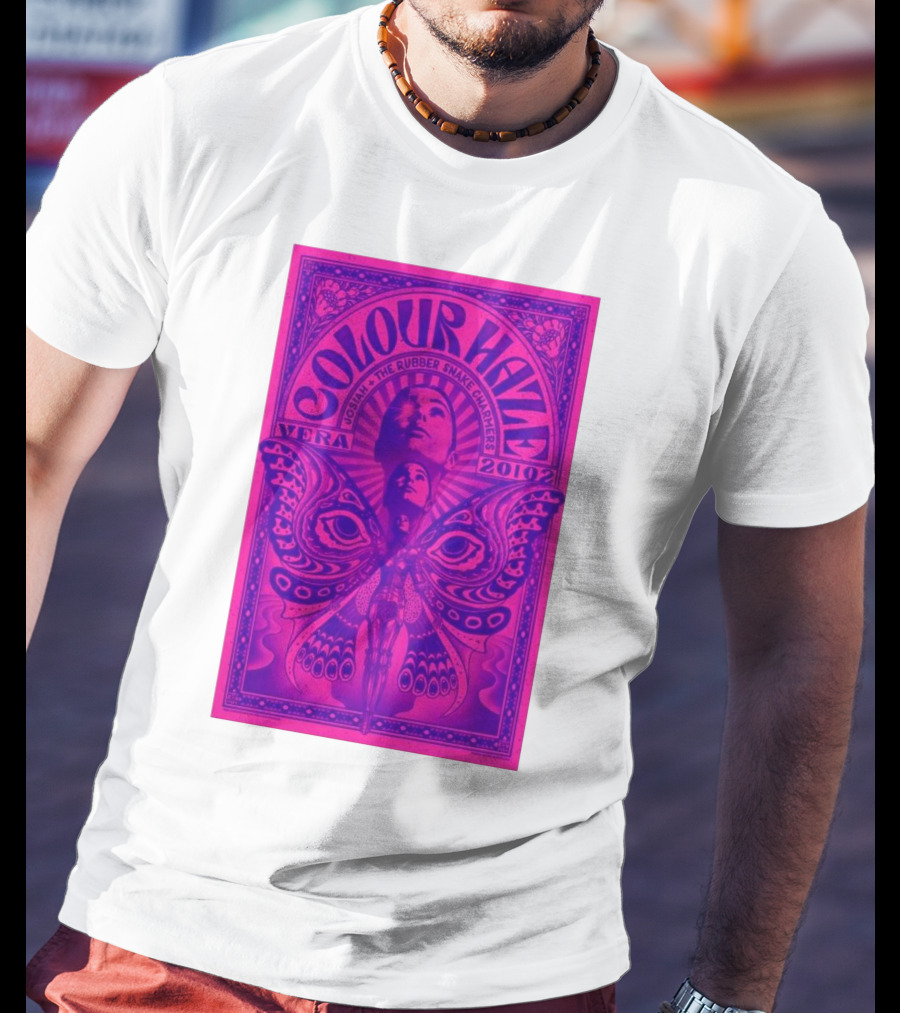 Colour Haze Vera Groningen Netherlands Feb 20 2025 Josiah The Rubber Snake Charmers T-Shirt