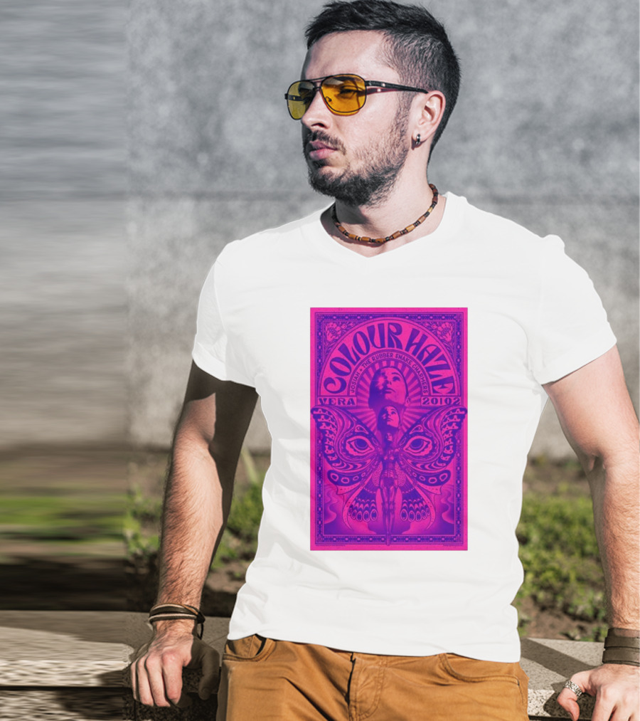 Colour Haze Vera Groningen Netherlands Feb 20 2025 Josiah The Rubber Snake Charmers T-Shirt