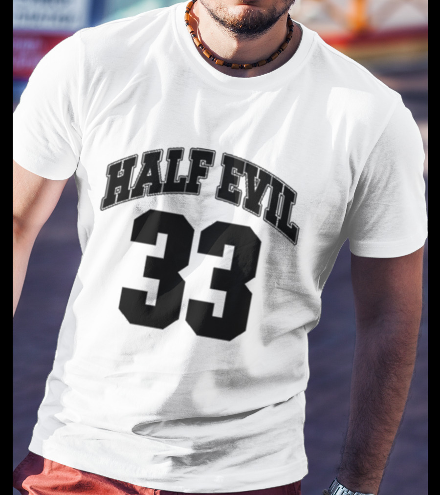Cream Evil33 Fedora Skull Smoking Pipe T-Shirt