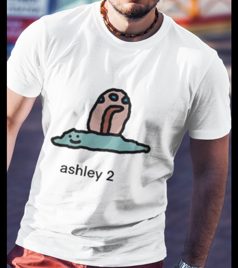Dale’s Bits Ashley 2 Smiling Creature With Mushroom Design T-Shirt