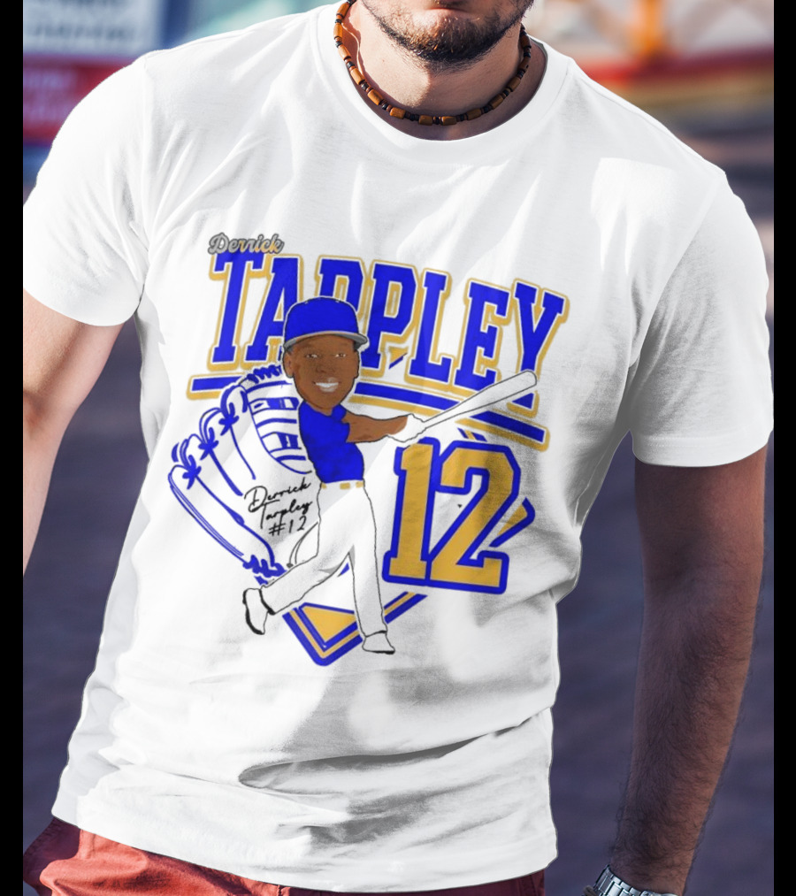 Derrick Tarpley 12 Baseball Player Art 2025 T-Shirt