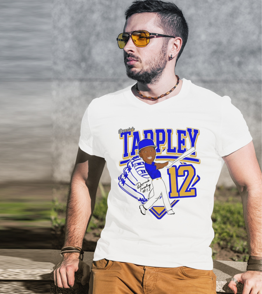 Derrick Tarpley 12 Baseball Player Art 2025 T-Shirt