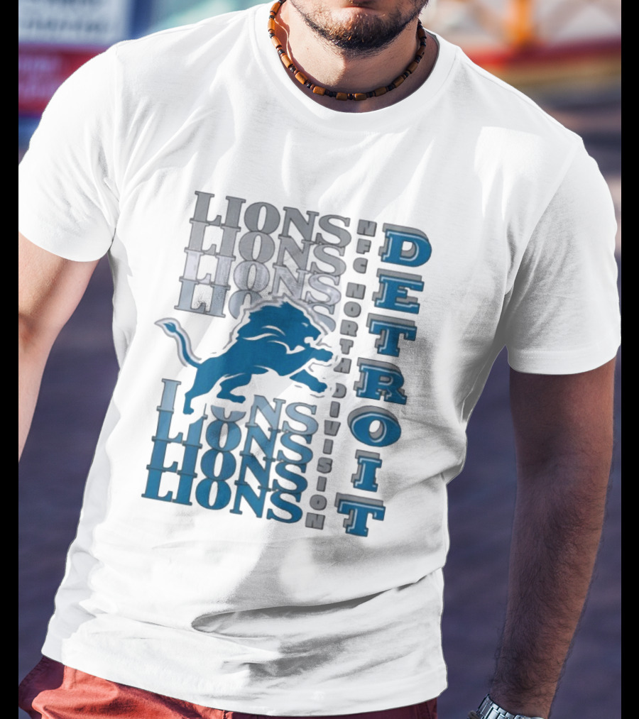 Detroit Lions NFC North Division LIONS DETROIT T-Shirt