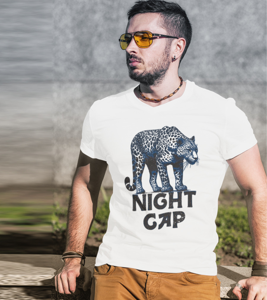 Night Cap Eighty Four Vintage Cat T-Shirt