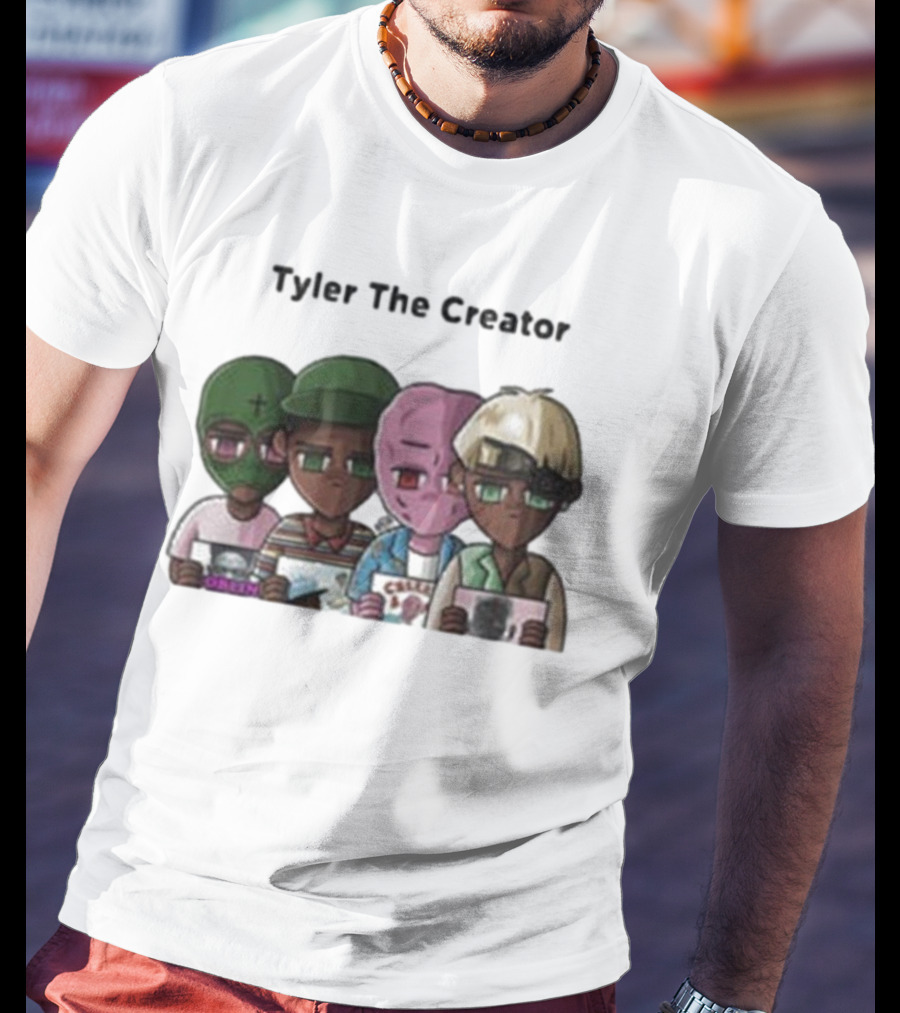 Evolution Tyler The Creator Flower Boy Goblin Wolf Cherry Bomb T-Shirt