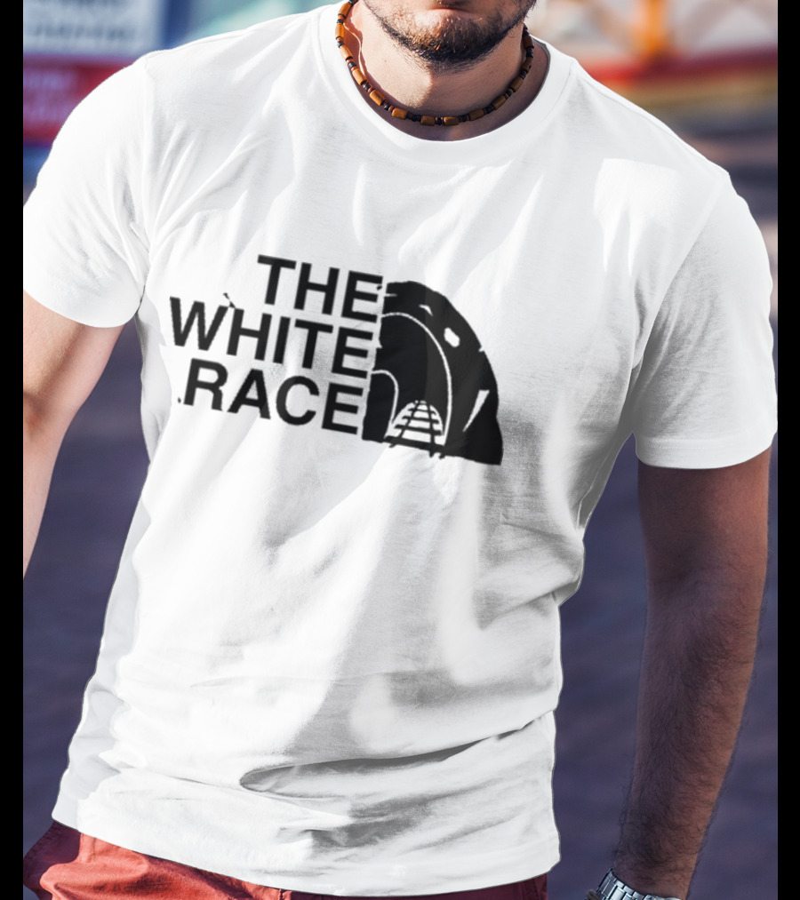 Fella Wearing The White Race T-Shirt