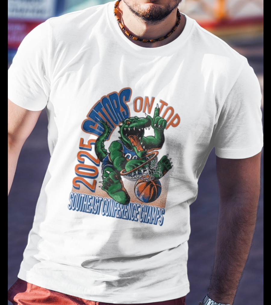 2025 Gators On Top Southeast Conference Champs T-Shirt