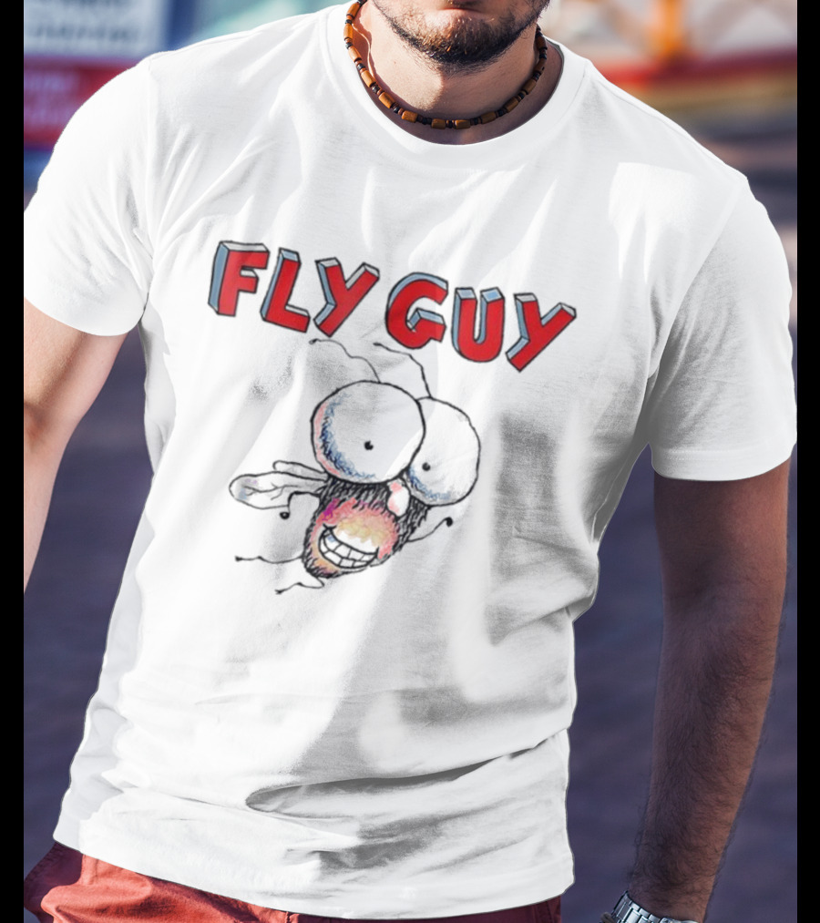Fly Guy Kids Smile Face Meme T-Shirt