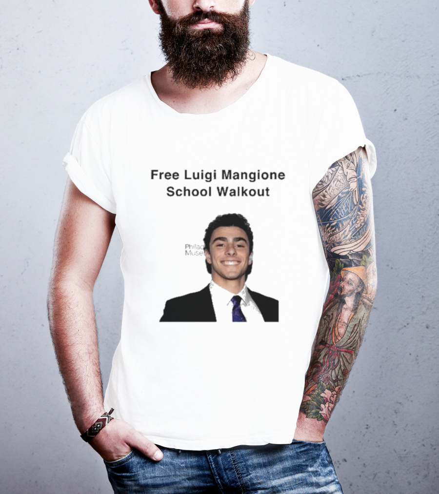 Free Luigi Mangione School Walkout T-Shirt