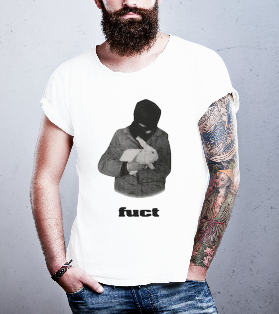 Fuct Robber Holding Rabbit Kill People Not Animals T-Shirt