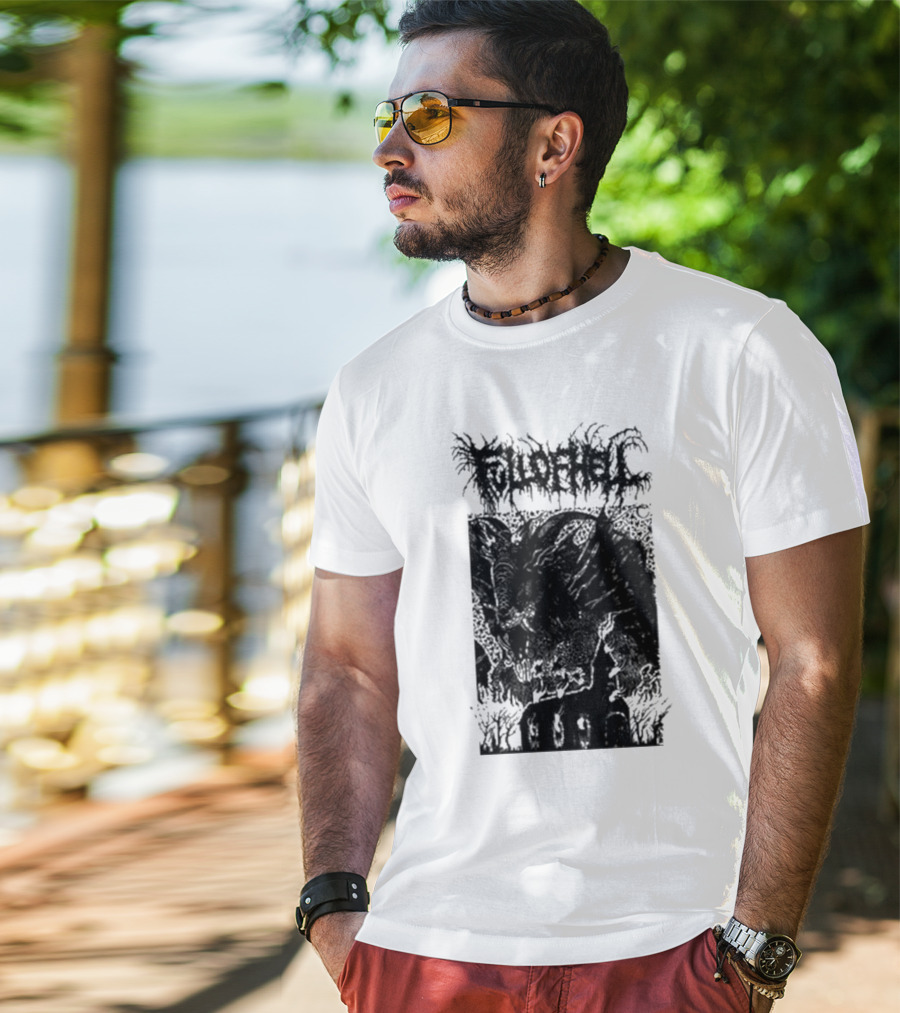 Full Of Hell Goat Church Abomination With Dark Symbolism T-Shirt