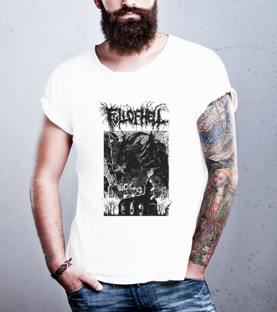 Full Of Hell Goat Church Abomination With Dark Symbolism T-Shirt